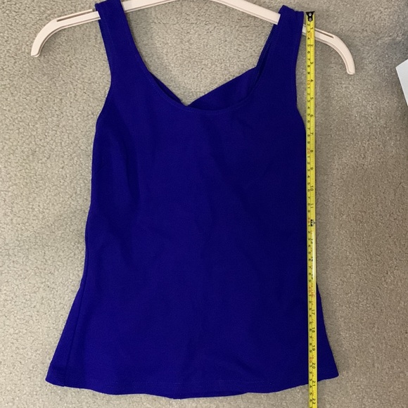 Necessary Objects Royal Blue Crisscross back tank - Picture 6 of 7